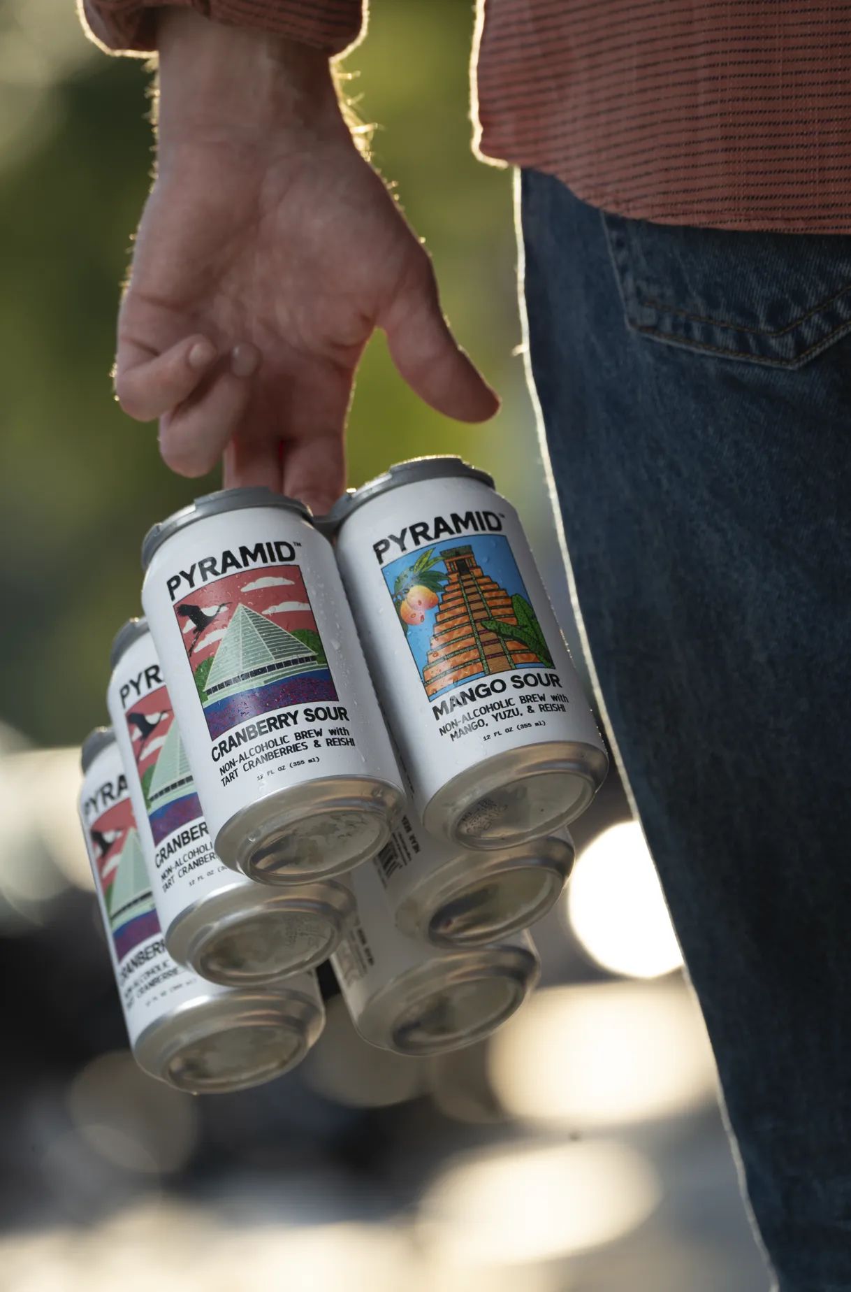 Pyramid NA Craft Sours product display with ingredients